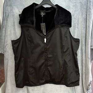 Dennis Basso Reversible Black Vest